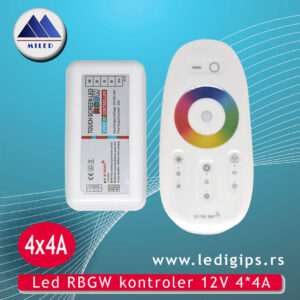 Led RBGW kontroler 12V 4 4A E