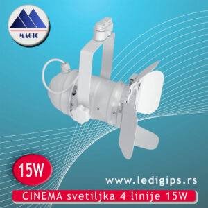 CINEMA svetiljka 4 linije 15W
