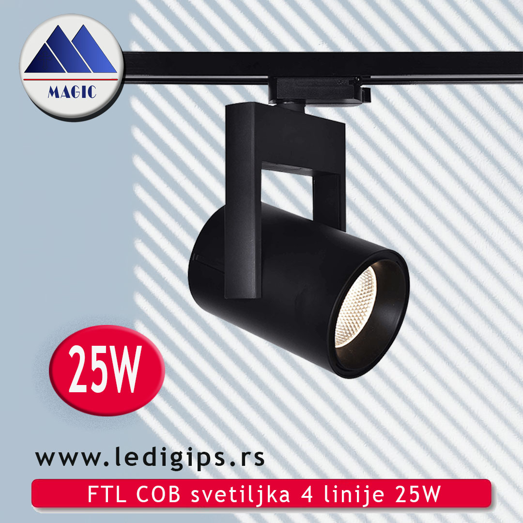 FTL COB svetiljka 4 linije 25W