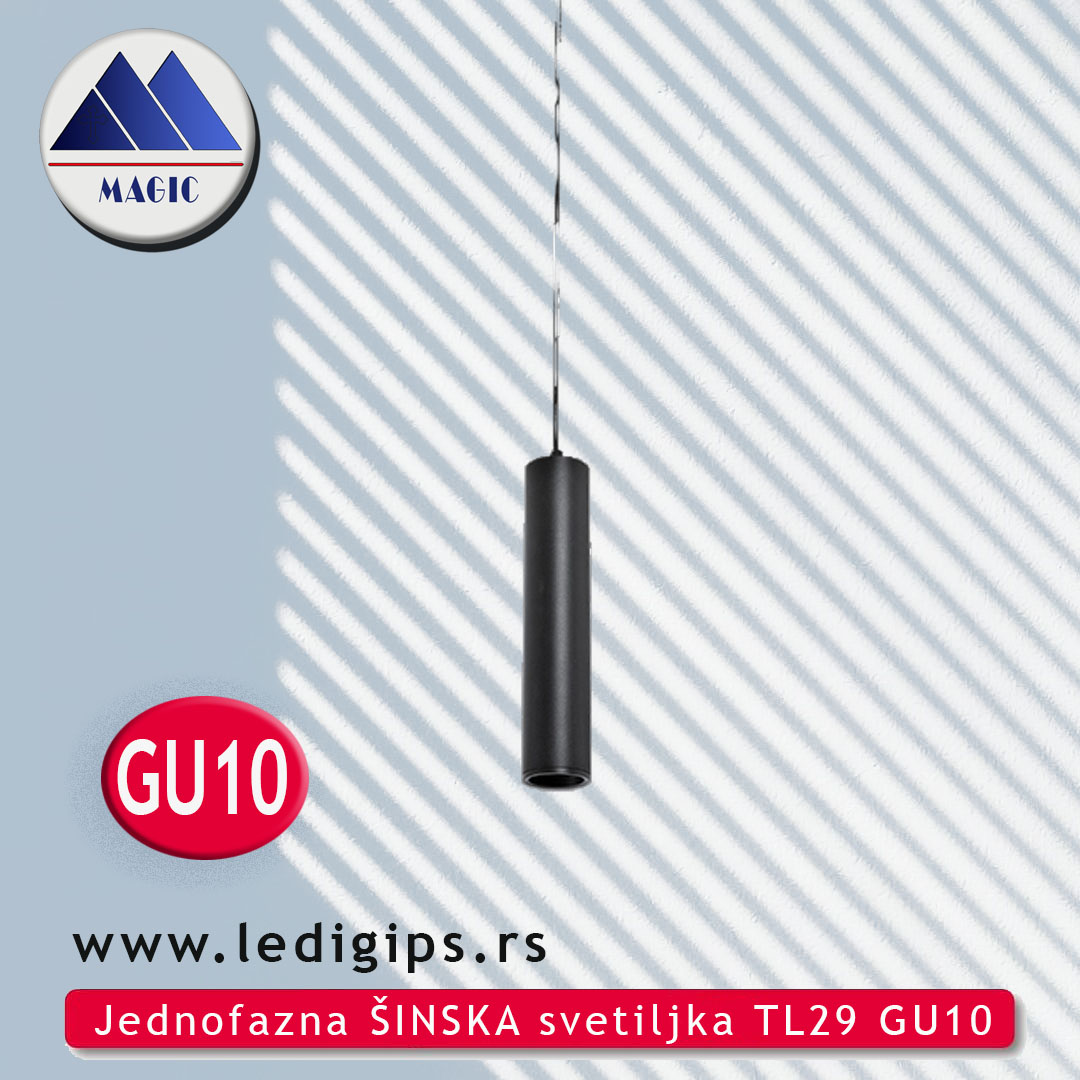 Jednofazna ŠINSKA svetiljka TL29 GU10