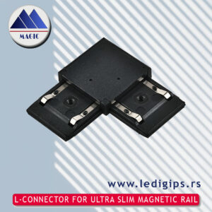 L-CONNECTOR FOR ULTRA SLIM MAGNETIC RAIL