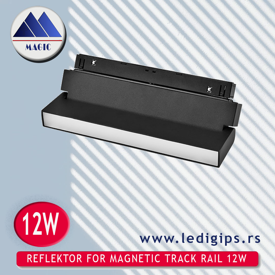 REFLEKTOR FOR MAGNETIC TRACK RAIL 12W