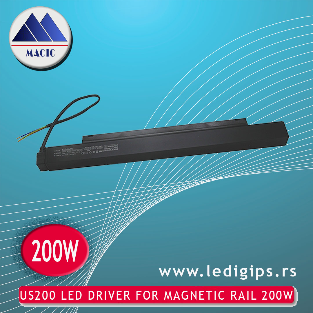 US200 LED DRIVER FOR MAGNETIC RAIL 200W