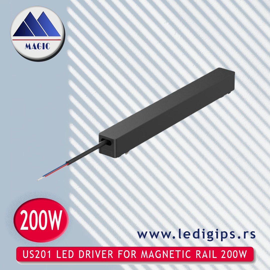 US201 LED DRIVER FOR MAGNETIC RAIL 200W