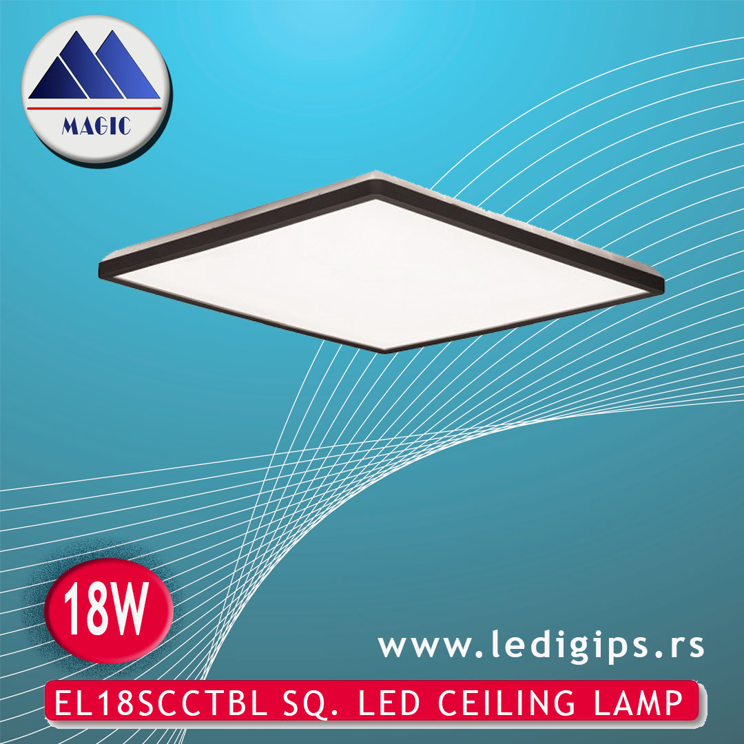 EL18SCCTBL SQ. LED CEILING LAMP 18W