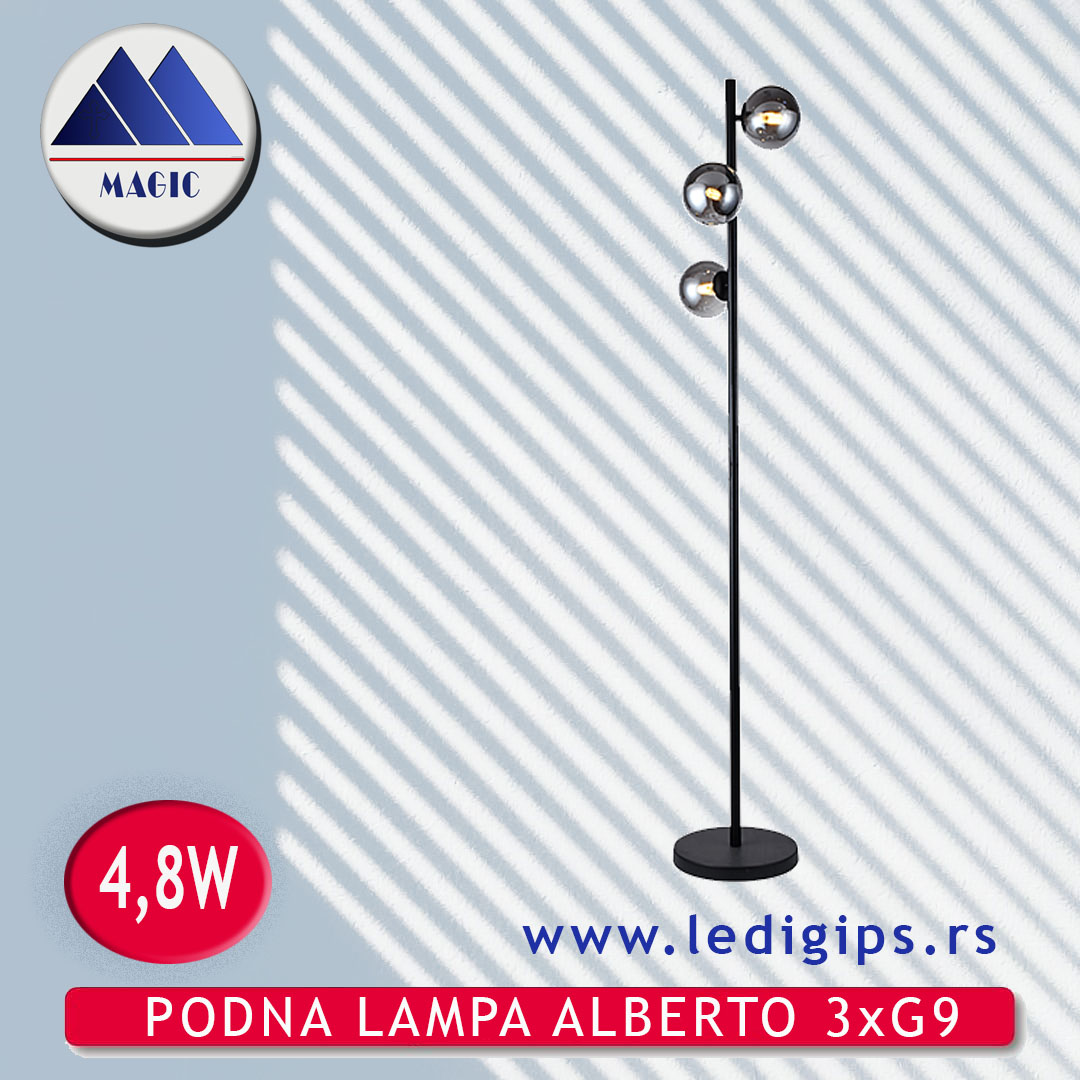 PODNA LAMPA ALBERTO 3xG9