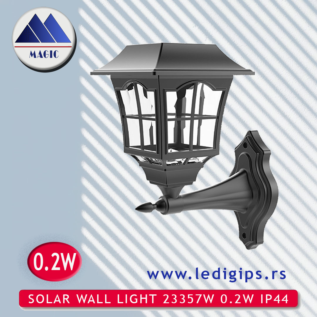 SOLAR WALL LIGHT 23357W 0.2W IP44