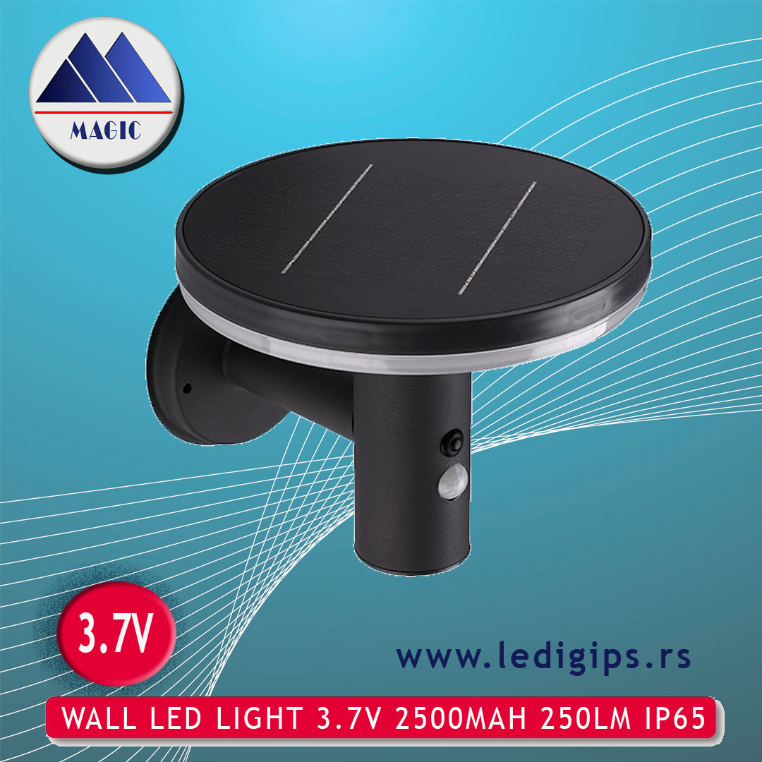 WALL LED LIGHT 3.7V 2500MAH 250LM IP65