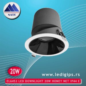 EL6453 LED DOWNLIGHT 20W HONEY NET IP44 E
