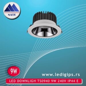 LED DOWNLIGH TS0940 9W 240V IP44 E