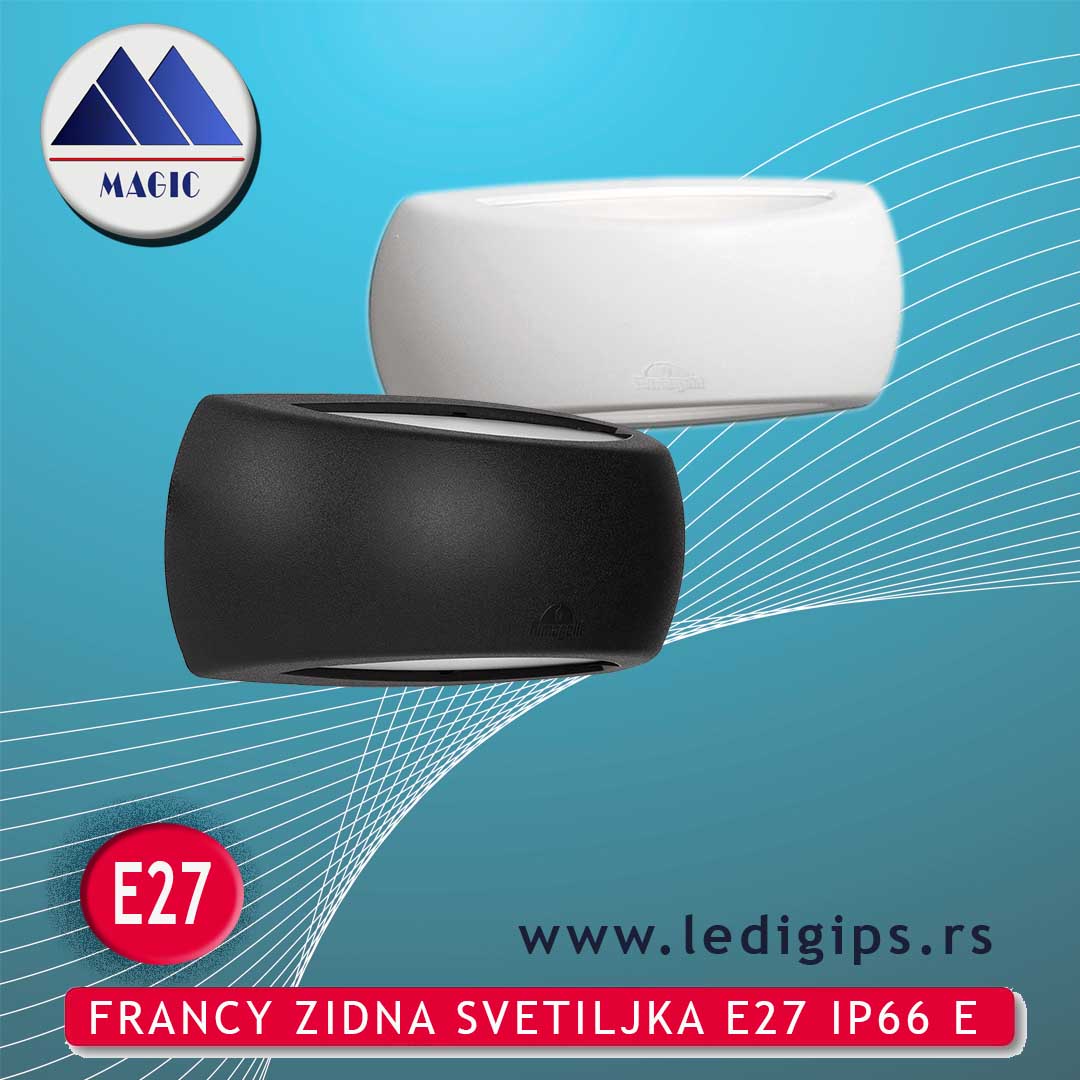 FRANCY ZIDNA SVETILJKA E27 IP66 E