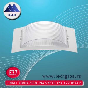 LINIA1 ZIDNA SPOLJNA SVETILJKA E27 IP54 E